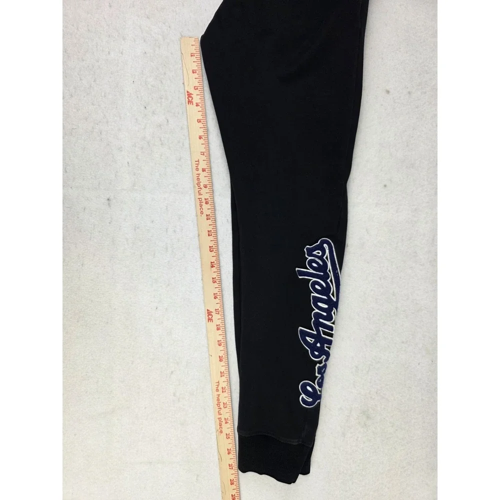 Pro Standard MLB Los Angeles Dodgers Joggers Black Sweatpants LLD431602-BLK Sz M